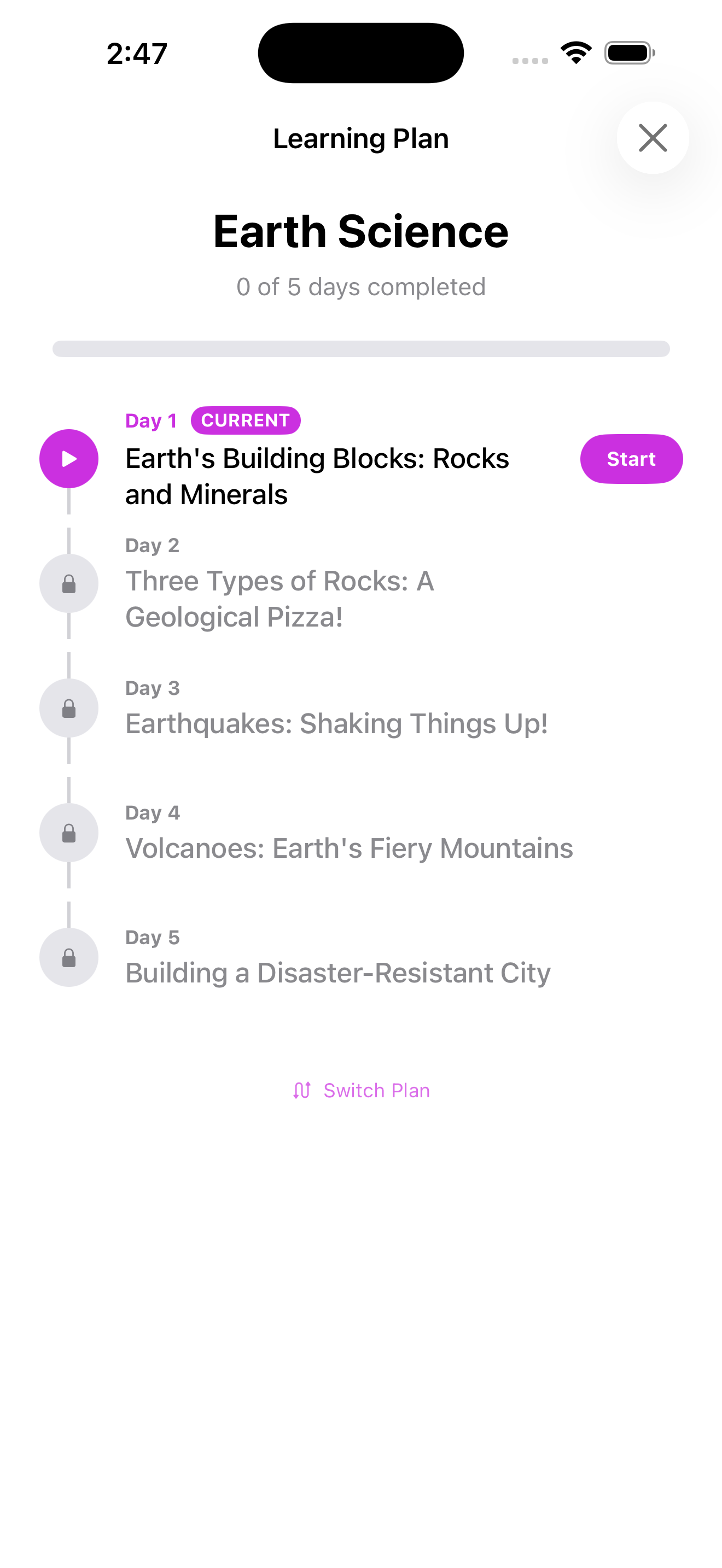 Learning Plans